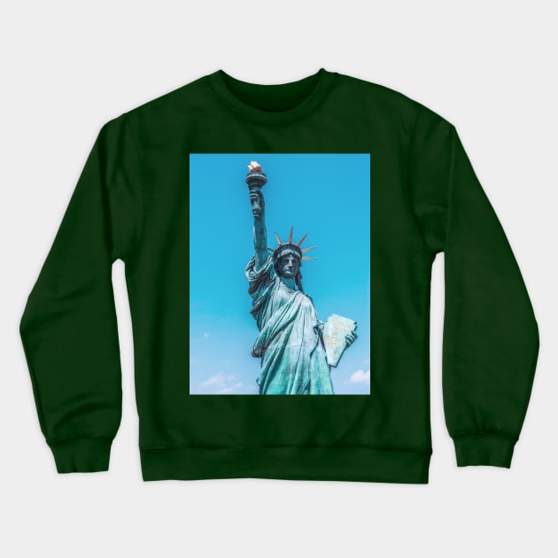 Statue of Liberty Crewneck Sweatshirt by PatrioTEEism